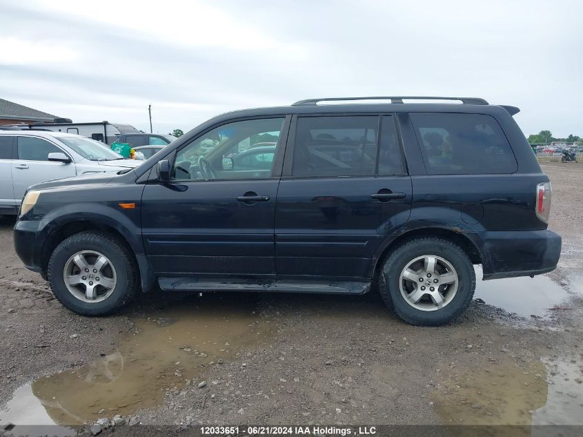 2006 Honda Pilot Ex VIN: 5FNYF18526B001748 Lot: 12033651