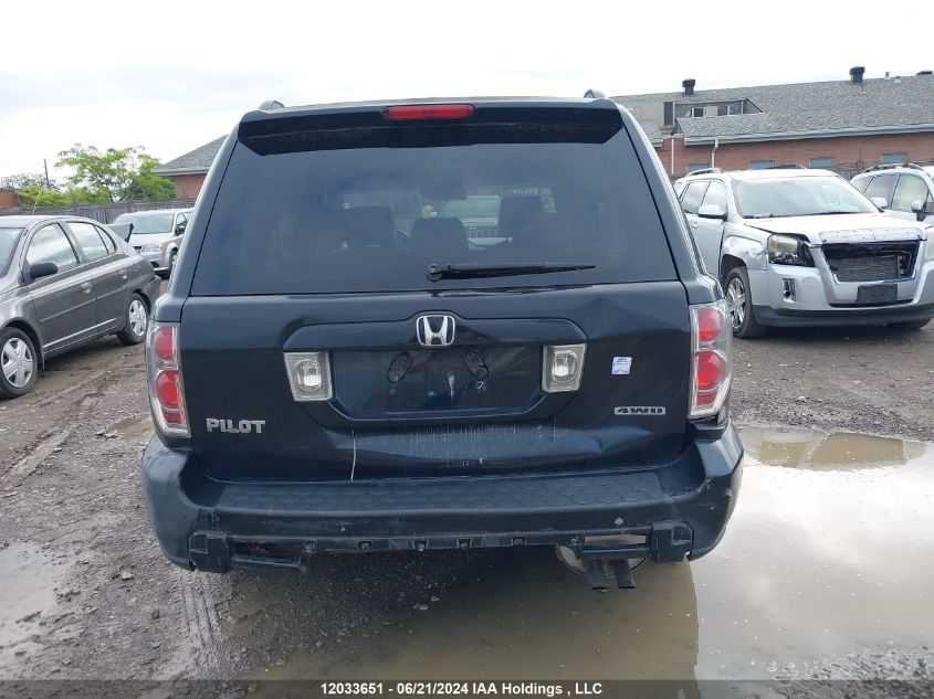 2006 Honda Pilot Ex VIN: 5FNYF18526B001748 Lot: 12033651