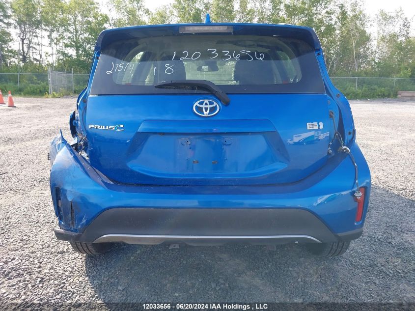 2018 Toyota Prius C Technology VIN: JTDKDTB34J1616334 Lot: 12033656