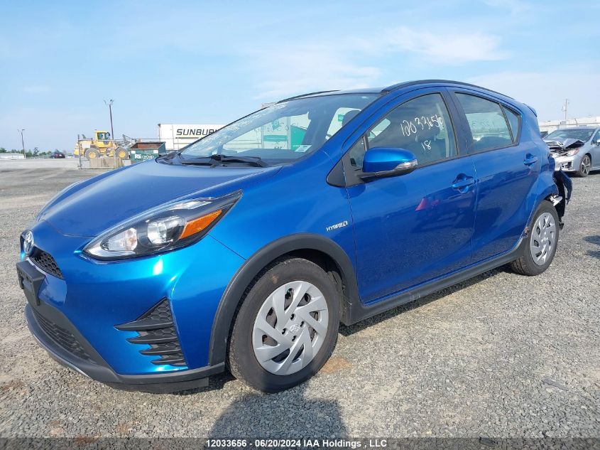 2018 Toyota Prius C Technology VIN: JTDKDTB34J1616334 Lot: 12033656