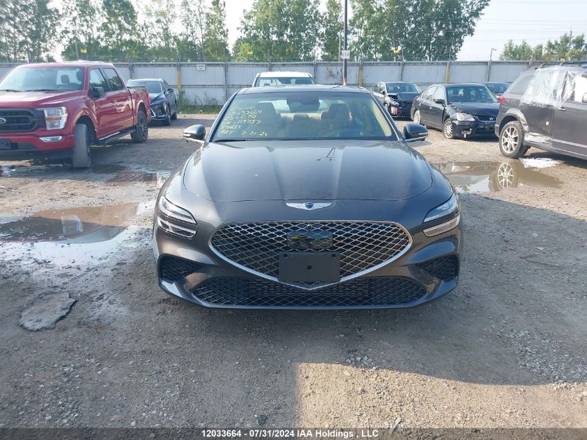 2023 Genesis G70 2.0T Prestige Awd VIN: KMTG34TA6PU119757 Lot: 12033664