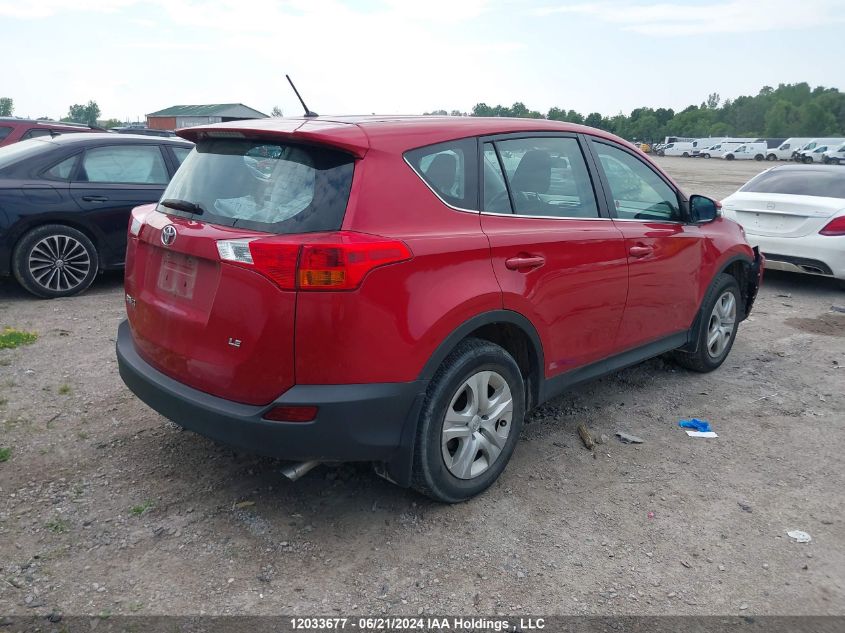 2015 Toyota Rav4 Le VIN: 2T3ZFREV3FW180920 Lot: 12033677