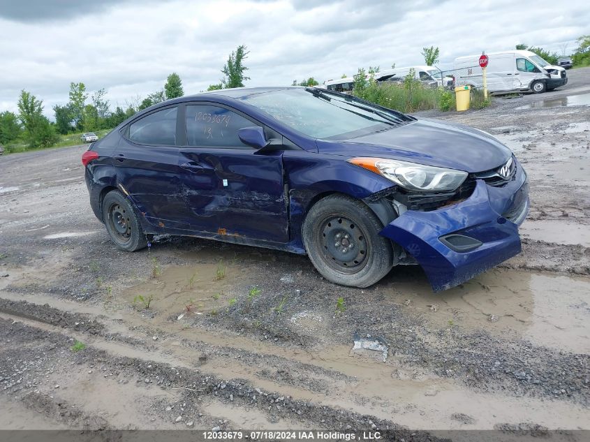 2013 Hyundai Elantra Gls/Limited VIN: 5NPDH4AE6DH234860 Lot: 12033679