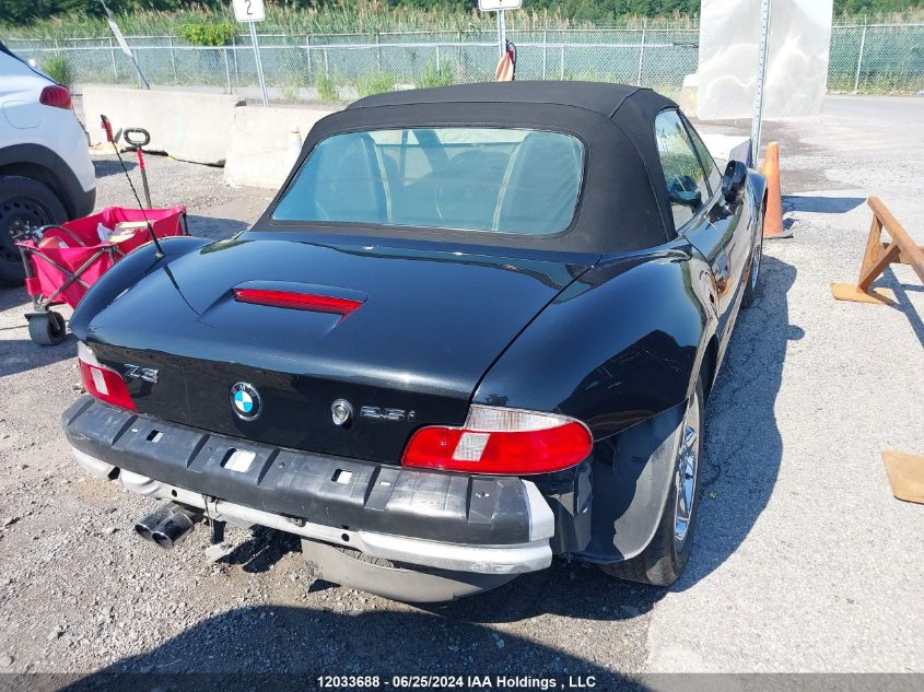 2001 BMW Z3 Series VIN: WBACN33401LM02788 Lot: 12033688