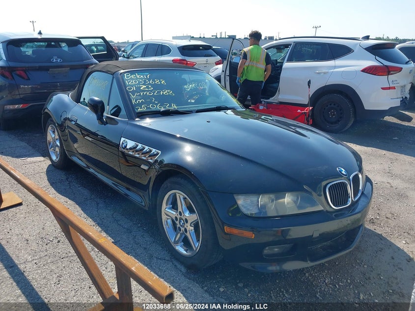 2001 BMW Z3 Series VIN: WBACN33401LM02788 Lot: 12033688