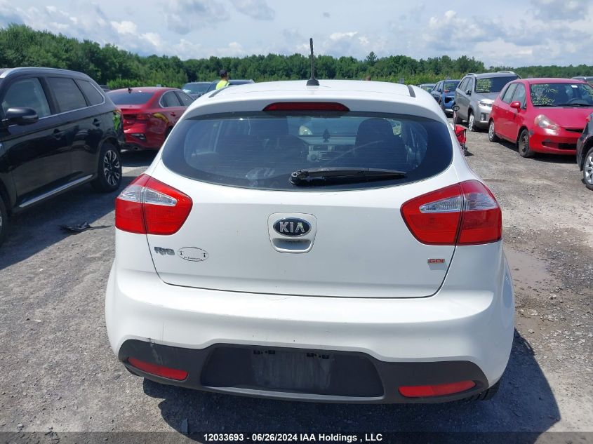 2013 Kia Rio VIN: KNADM5A36D6808140 Lot: 12033693