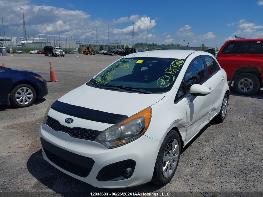 2013 Kia Rio VIN: KNADM5A36D6808140 Lot: 12033693