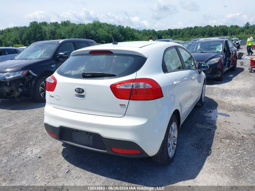 2013 Kia Rio VIN: KNADM5A36D6808140 Lot: 12033693