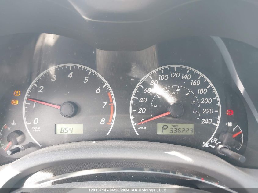 2009 Toyota Corolla VIN: 2T1BU40E19C117461 Lot: 12033714