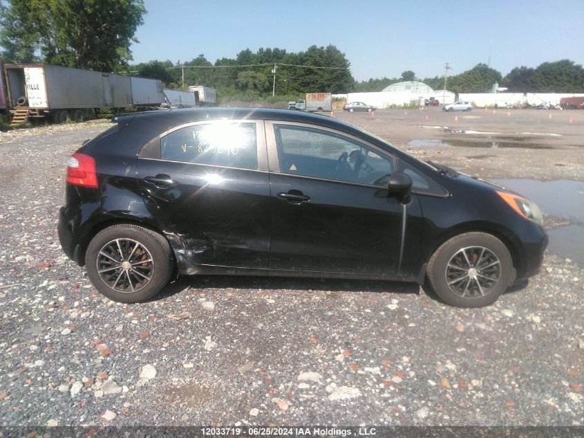 2013 Kia Rio VIN: KNADM5A35D6825690 Lot: 12033719