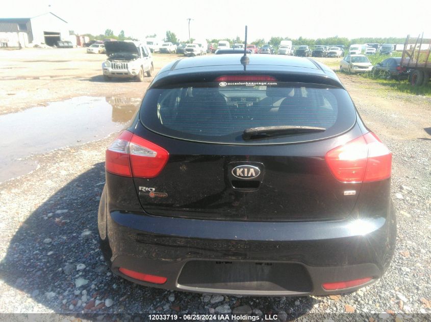 2013 Kia Rio VIN: KNADM5A35D6825690 Lot: 12033719