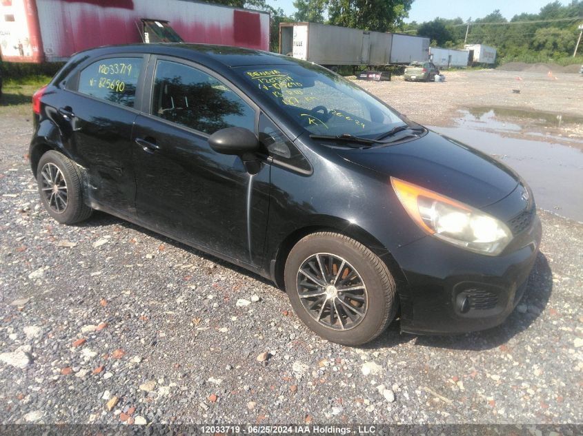 2013 Kia Rio VIN: KNADM5A35D6825690 Lot: 12033719