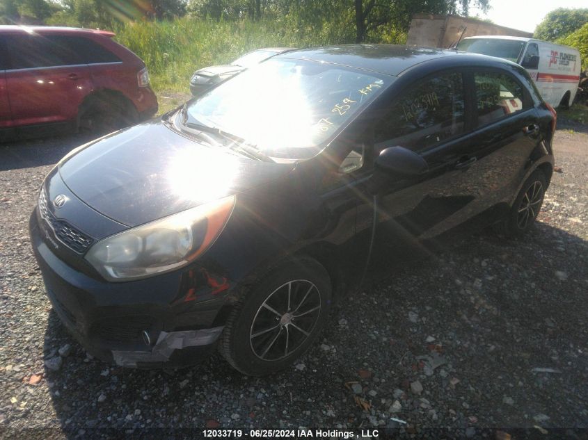 2013 Kia Rio VIN: KNADM5A35D6825690 Lot: 12033719