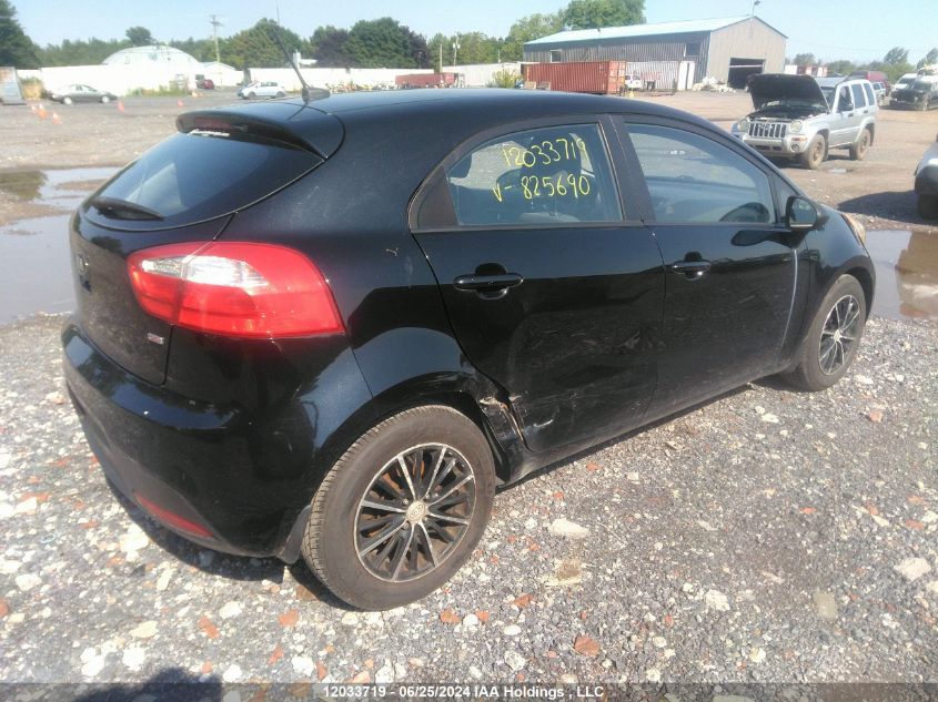 2013 Kia Rio VIN: KNADM5A35D6825690 Lot: 12033719