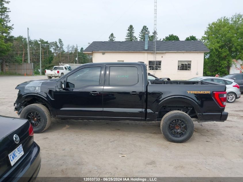 2022 Ford F-150 Tremor VIN: 1FTEW1E87NFC22158 Lot: 12033733