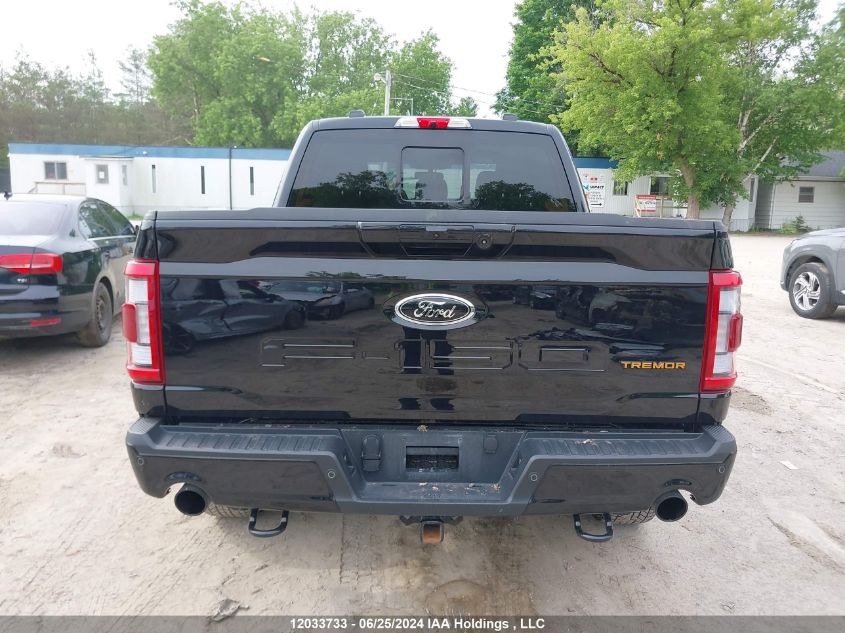 2022 Ford F-150 Tremor VIN: 1FTEW1E87NFC22158 Lot: 12033733