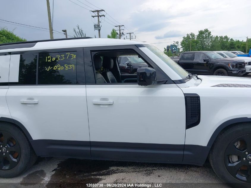 2020 Land Rover Defender VIN: SALE9EEU6L2020839 Lot: 12033738