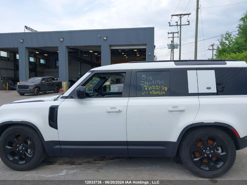 2020 Land Rover Defender VIN: SALE9EEU6L2020839 Lot: 12033738