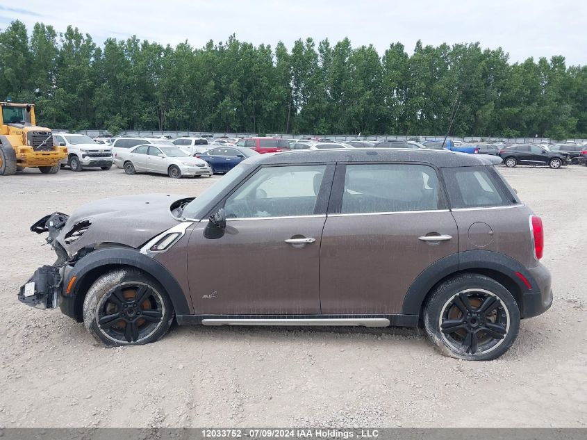 2015 Mini Cooper S Countryman VIN: WMWZC5C58FWP45939 Lot: 12033752