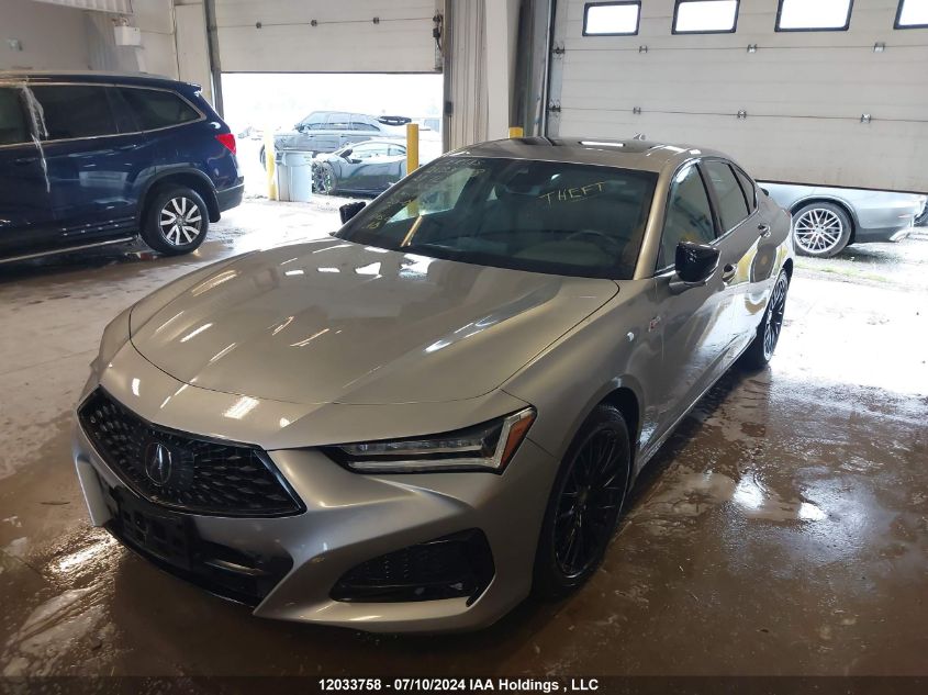 2021 Acura Tlx Tech A VIN: 19UUB6F54MA800934 Lot: 12033758