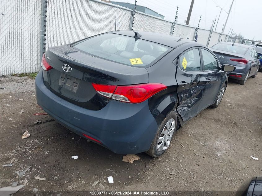 2012 Hyundai Elantra Gls/Limited VIN: 5NPDH4AE3CH113024 Lot: 12033771