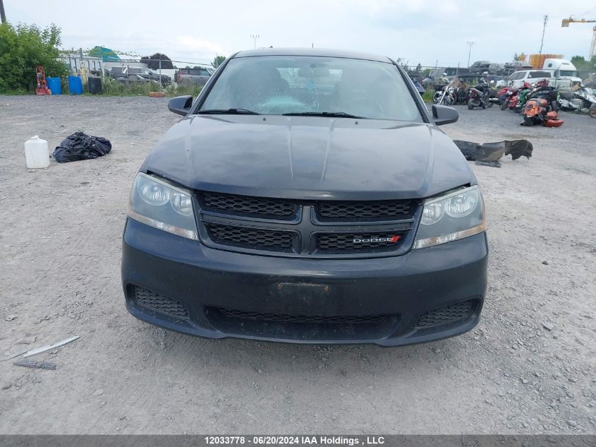 2013 Dodge Avenger Se VIN: 1C3CDZAB6DN755351 Lot: 12033778
