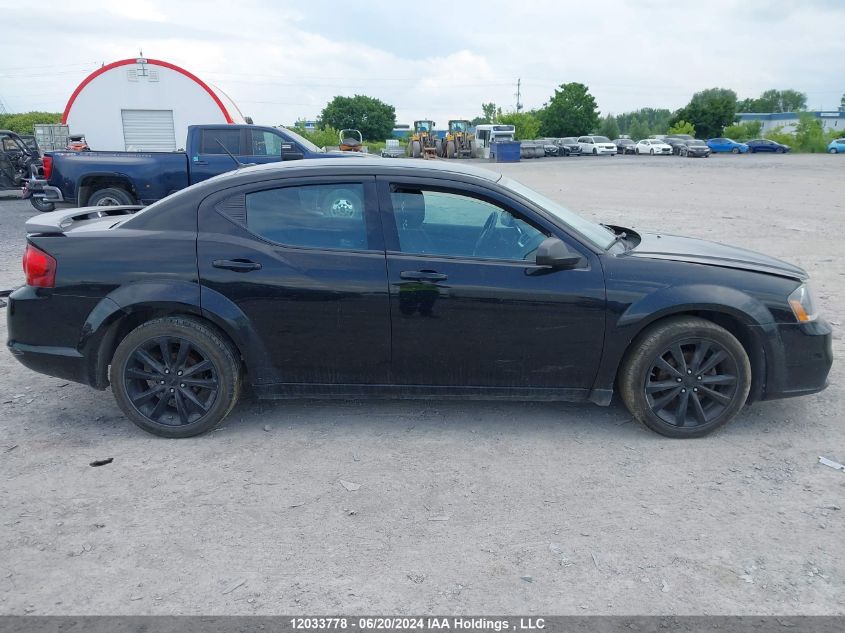 2013 Dodge Avenger Se VIN: 1C3CDZAB6DN755351 Lot: 12033778