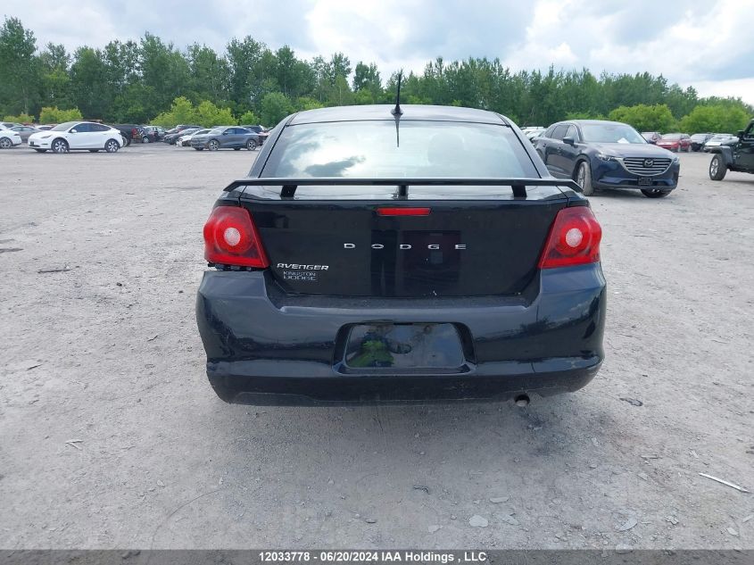 2013 Dodge Avenger Se VIN: 1C3CDZAB6DN755351 Lot: 12033778