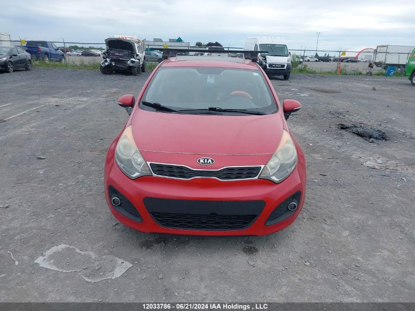 2013 Kia Rio VIN: KNADN5A3XD6778749 Lot: 12033786