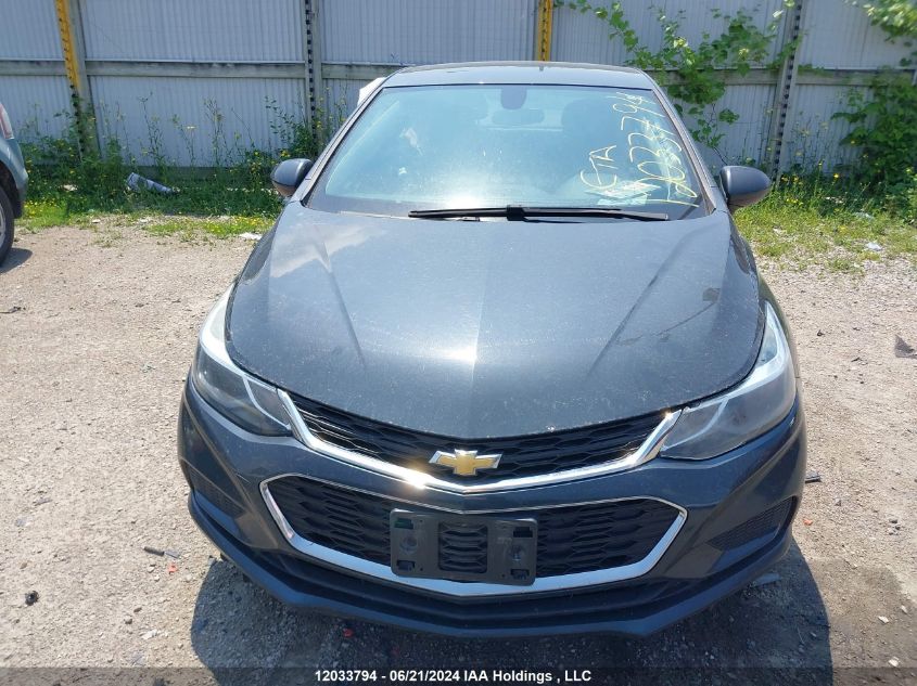 2018 Chevrolet Cruze Lt VIN: 1G1BE5SMXJ7146821 Lot: 12033794