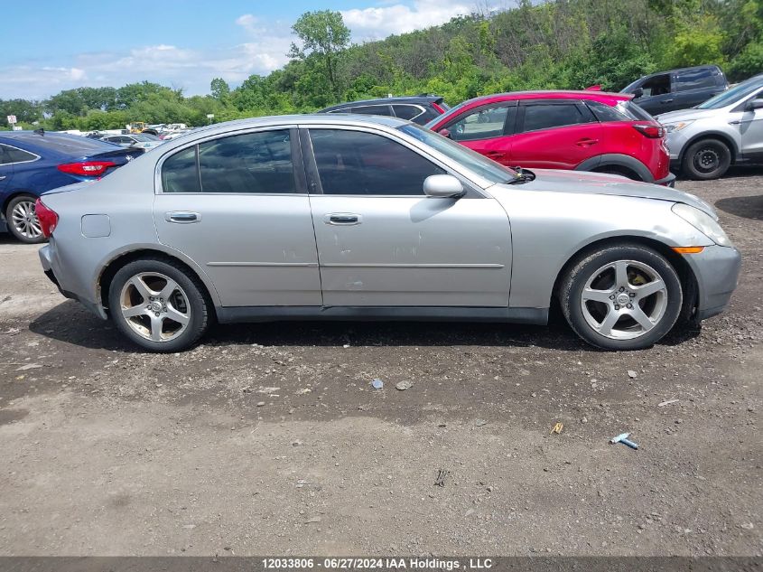 2004 Infiniti G35 VIN: JNKCV51EX4M106474 Lot: 12033806