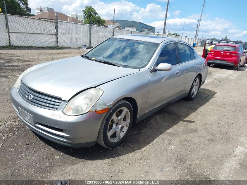 2004 Infiniti G35 VIN: JNKCV51EX4M106474 Lot: 12033806