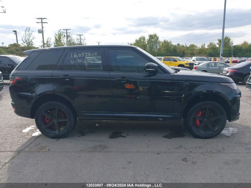 2019 Land Rover Range Rover Sport VIN: SALWZ2SE7KA861122 Lot: 12033807