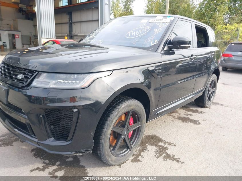 2019 Land Rover Range Rover Sport VIN: SALWZ2SE7KA861122 Lot: 12033807