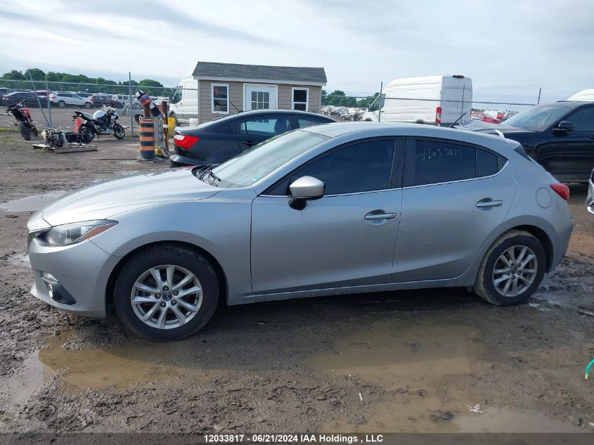 2016 Mazda 3 Touring VIN: 3MZBM1L78GM244057 Lot: 12033817