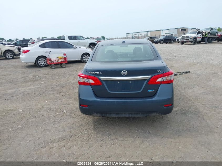 2015 Nissan Sentra VIN: 3N1AB7AP1FL661506 Lot: 12033826