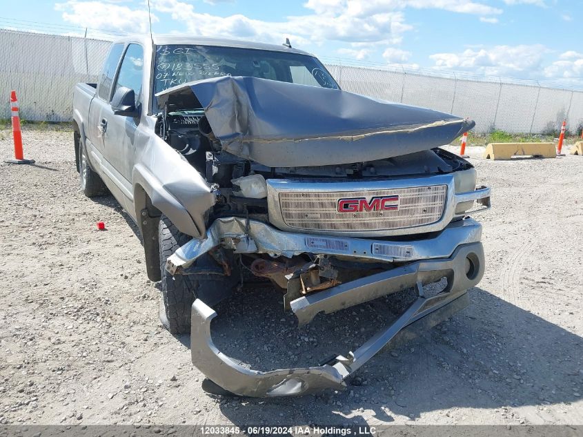 2007 GMC Sierra 1500 Classic VIN: 1GTEK19T27Z183555 Lot: 12033845