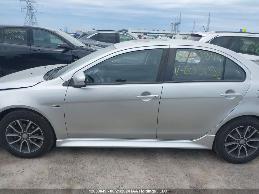 2016 Mitsubishi Lancer VIN: JA32U2FU7GU603032 Lot: 12033849