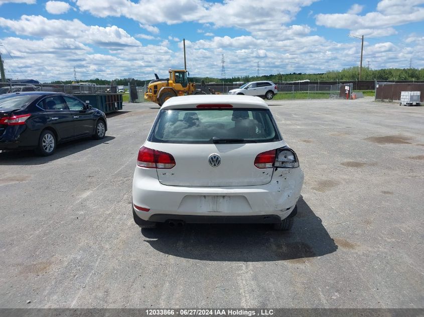 2013 Volkswagen Golf VIN: WVWNM7AJ4DW061364 Lot: 12033866