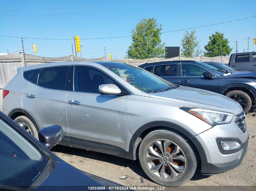 2013 Hyundai Santa Fe VIN: 5XYZUDLA8DG088318 Lot: 12033889