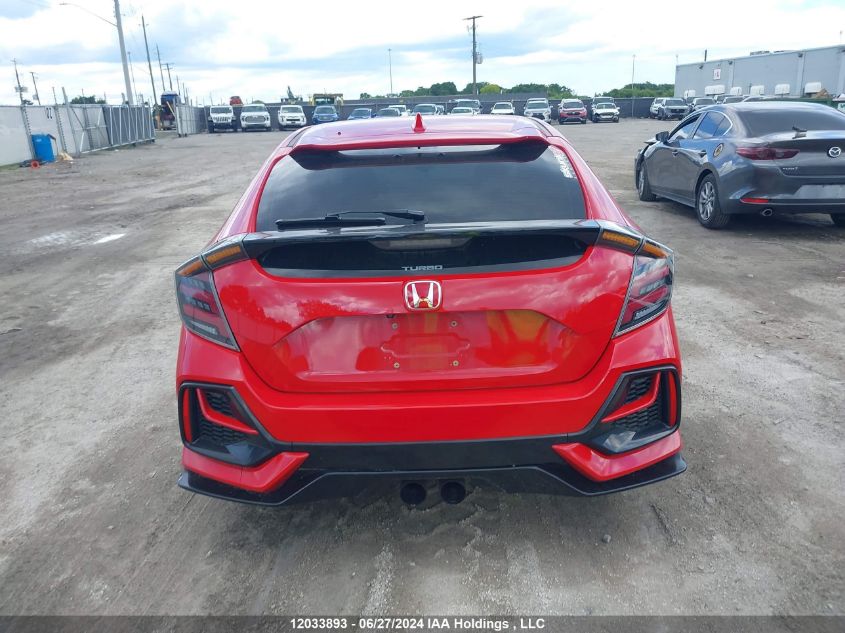 2018 Honda Civic Hatchback VIN: SHHFK7G40JU304419 Lot: 12033893