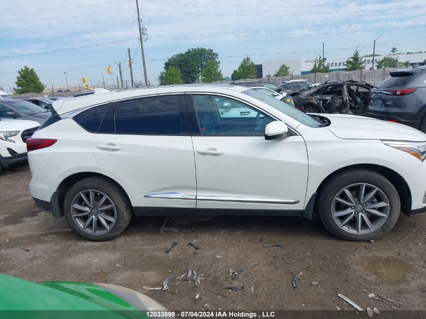 2019 Acura Rdx VIN: 5J8TC2H77KL800752 Lot: 12033899