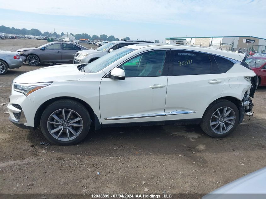 2019 Acura Rdx VIN: 5J8TC2H77KL800752 Lot: 12033899