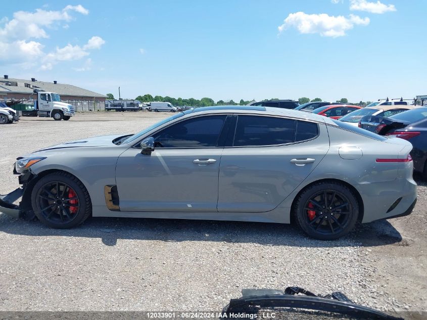 2020 Kia Stinger VIN: KNAE55LC4L6072912 Lot: 12033901