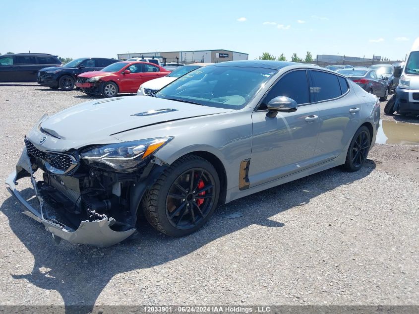 2020 Kia Stinger VIN: KNAE55LC4L6072912 Lot: 12033901