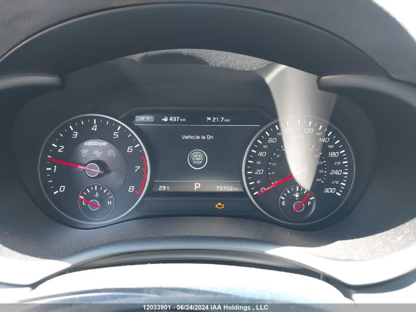 2020 Kia Stinger VIN: KNAE55LC4L6072912 Lot: 12033901