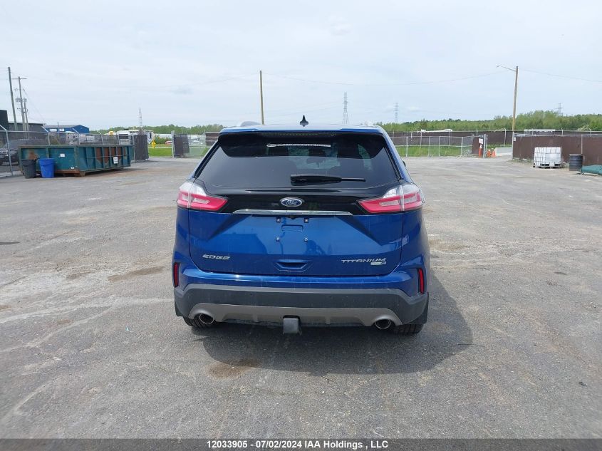 2020 Ford Edge Titanium VIN: 2FMPK4K94LBB19177 Lot: 12033905