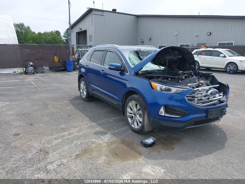 2020 Ford Edge Titanium VIN: 2FMPK4K94LBB19177 Lot: 12033905