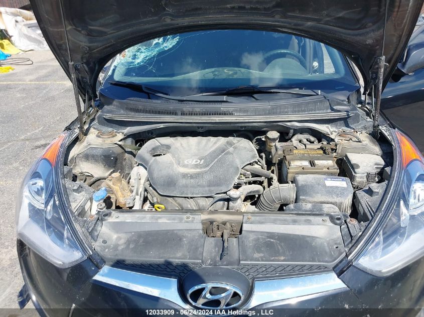 2016 Hyundai Veloster Se VIN: KMHTC6AD1GU290613 Lot: 12033909