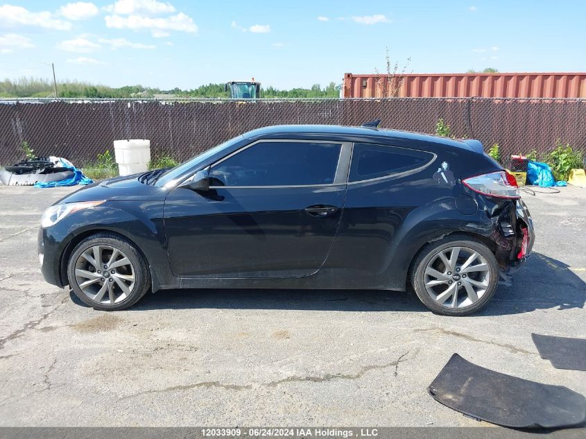 2016 Hyundai Veloster Se VIN: KMHTC6AD1GU290613 Lot: 12033909